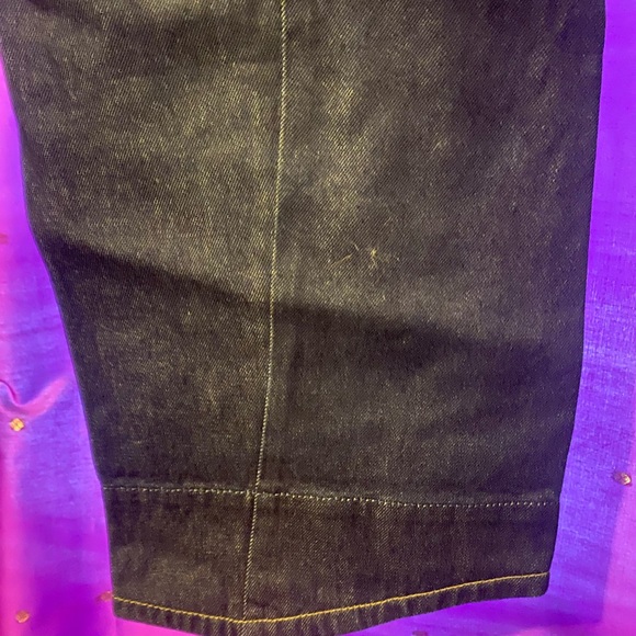 Y2K nwt dark denim mens 32 waist barrel seam jeans - Picture 5 of 9